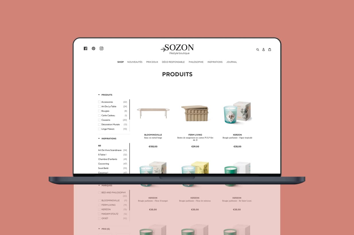 Sozon par Agence Web Kernix