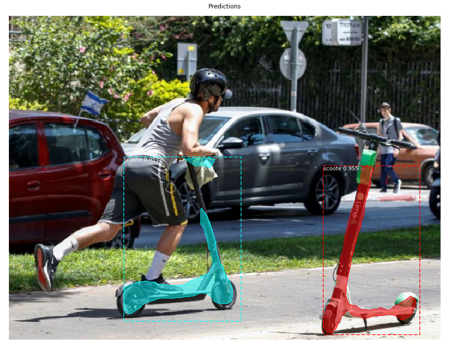 Les deux trottinettes sont bien reconnues 