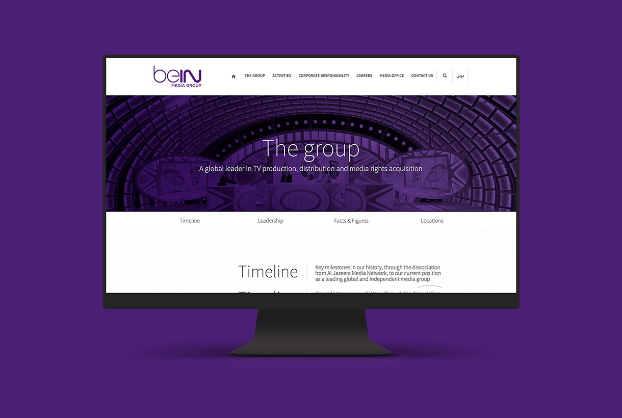 beIN MEDIA GROUP par Agence Web Kernix