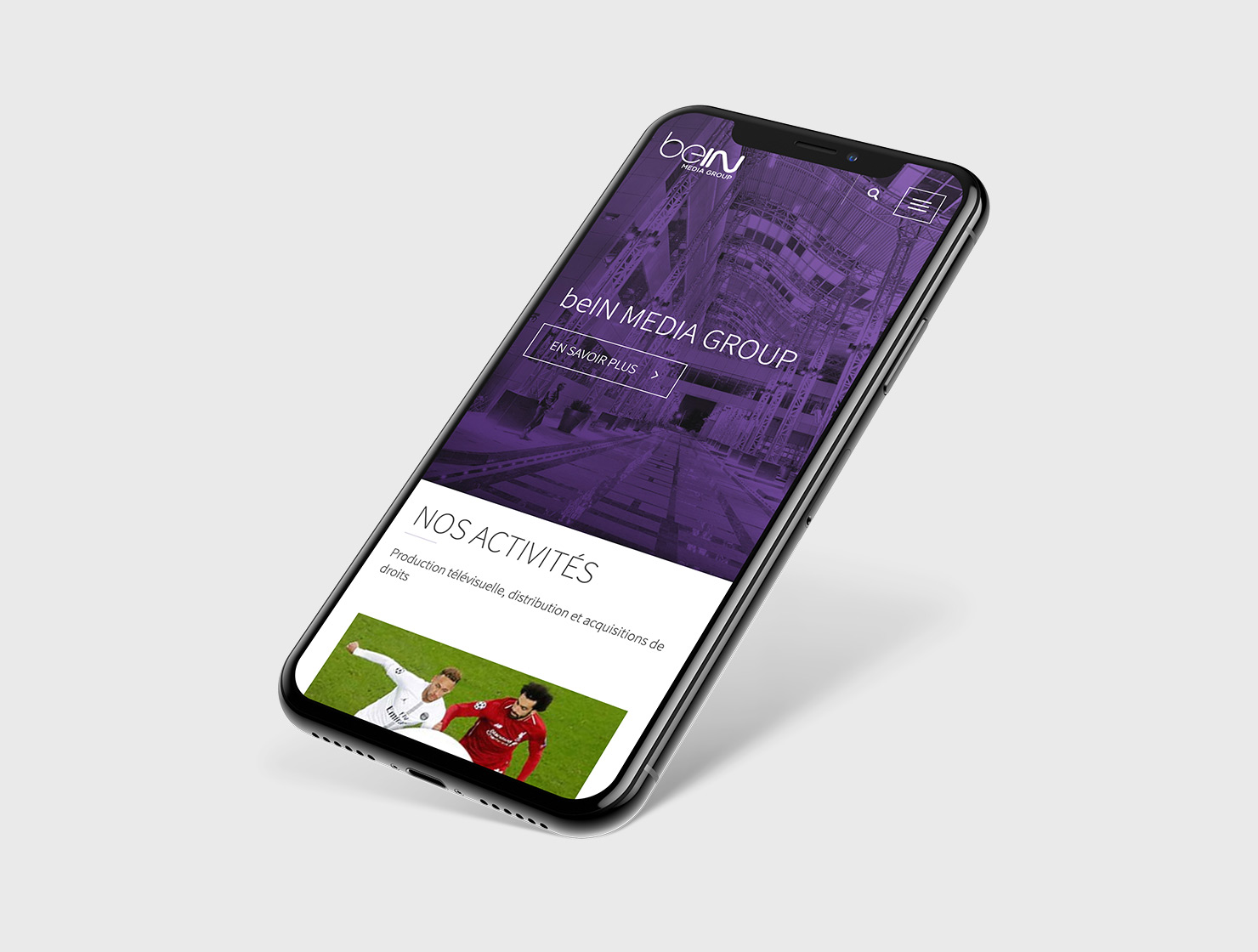 beIN MEDIA GROUP par Agence Web Kernix