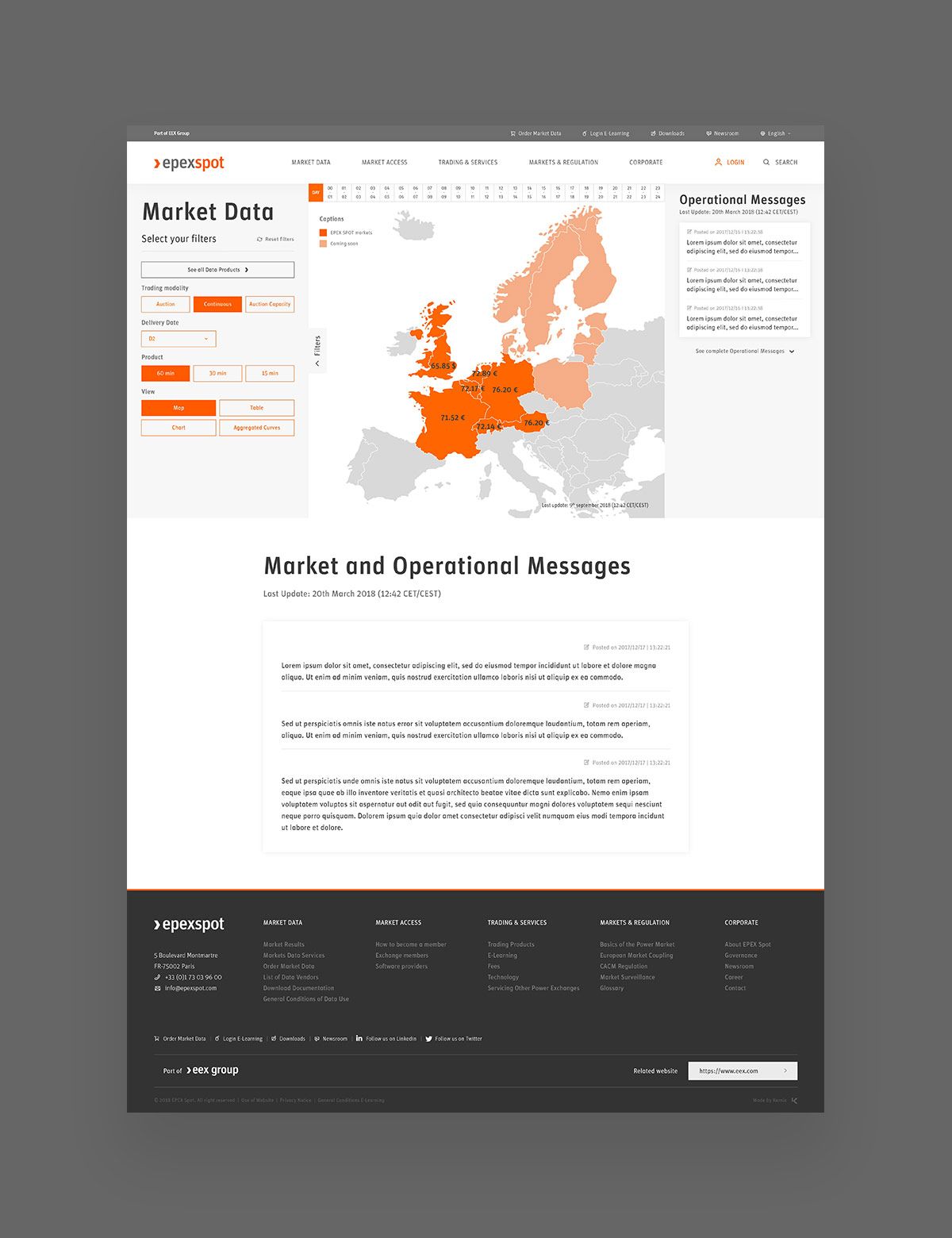 EPEX  Spot par Agence Web Kernix