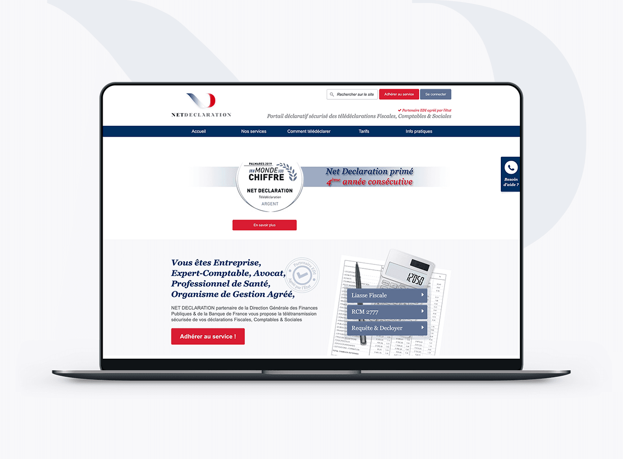 Net Déclaration par Agence Web Kernix
