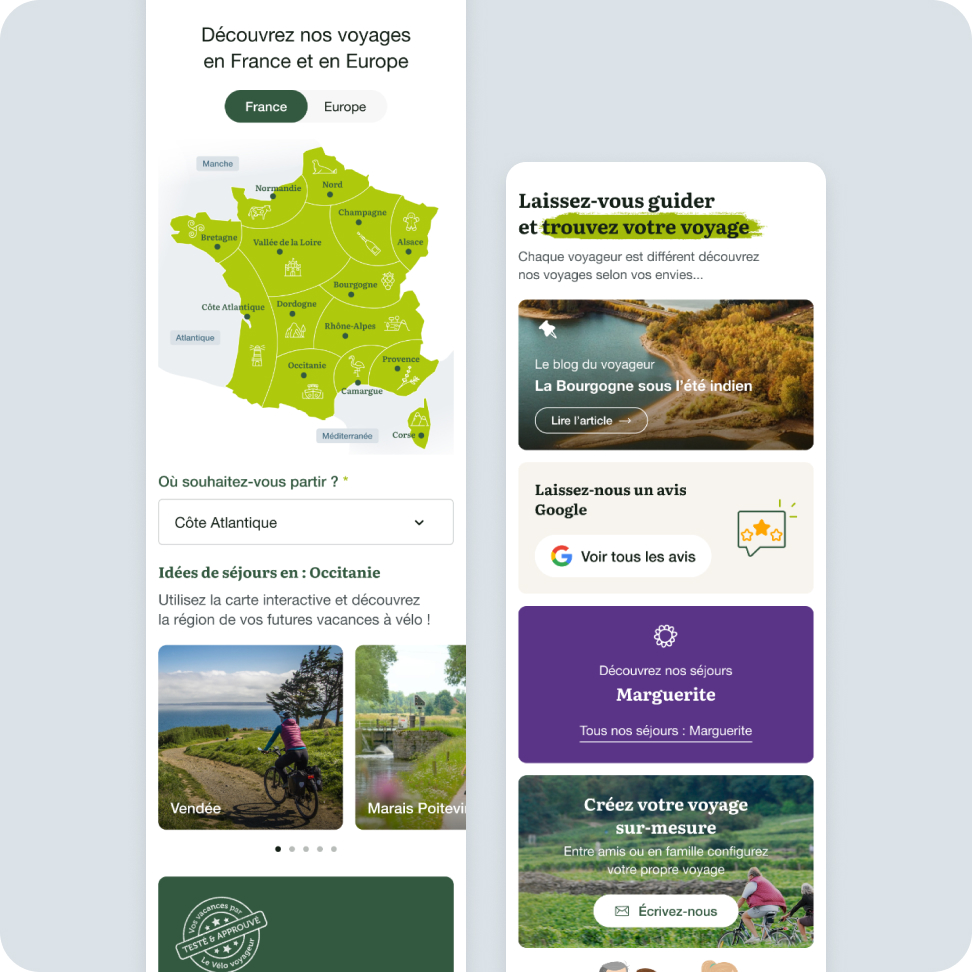 Le Vélo  Voyageur par Agence Web Kernix