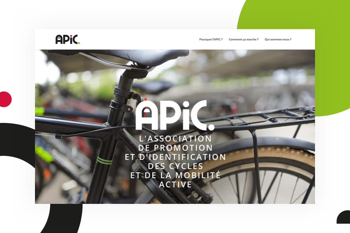 APIC  Mai à vélo par Agence Web Kernix