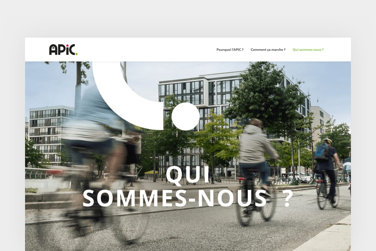 APIC  Mai à vélo par Agence Web Kernix