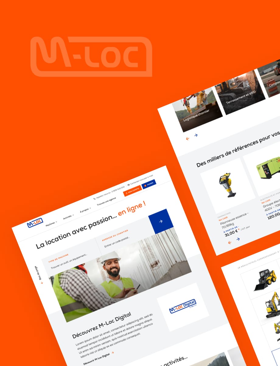 M-LOC  digital par Agence Web Kernix