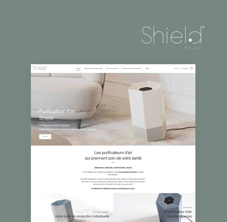 JVD by  Shield par Agence Web Kernix
