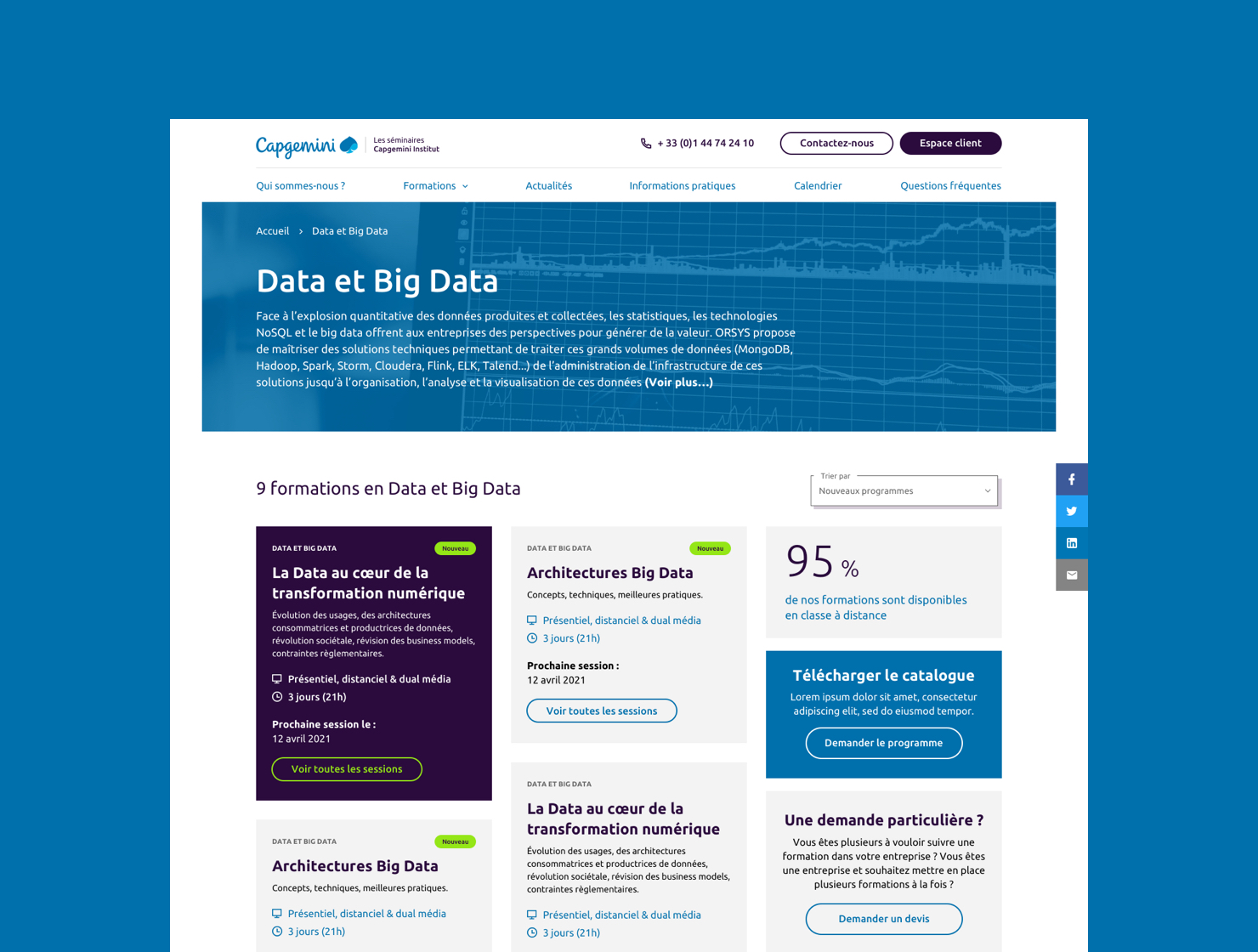 Capgemini Institut par Agence Web Kernix