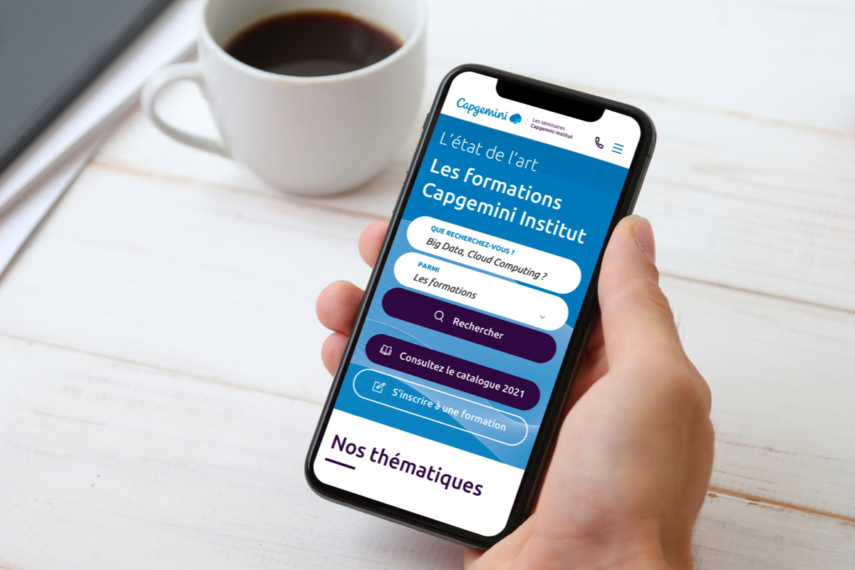 Capgemini Institut par Agence Web Kernix