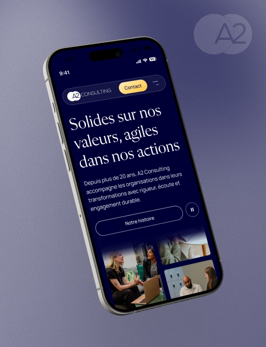 A2 Consulting par Agence Web Kernix