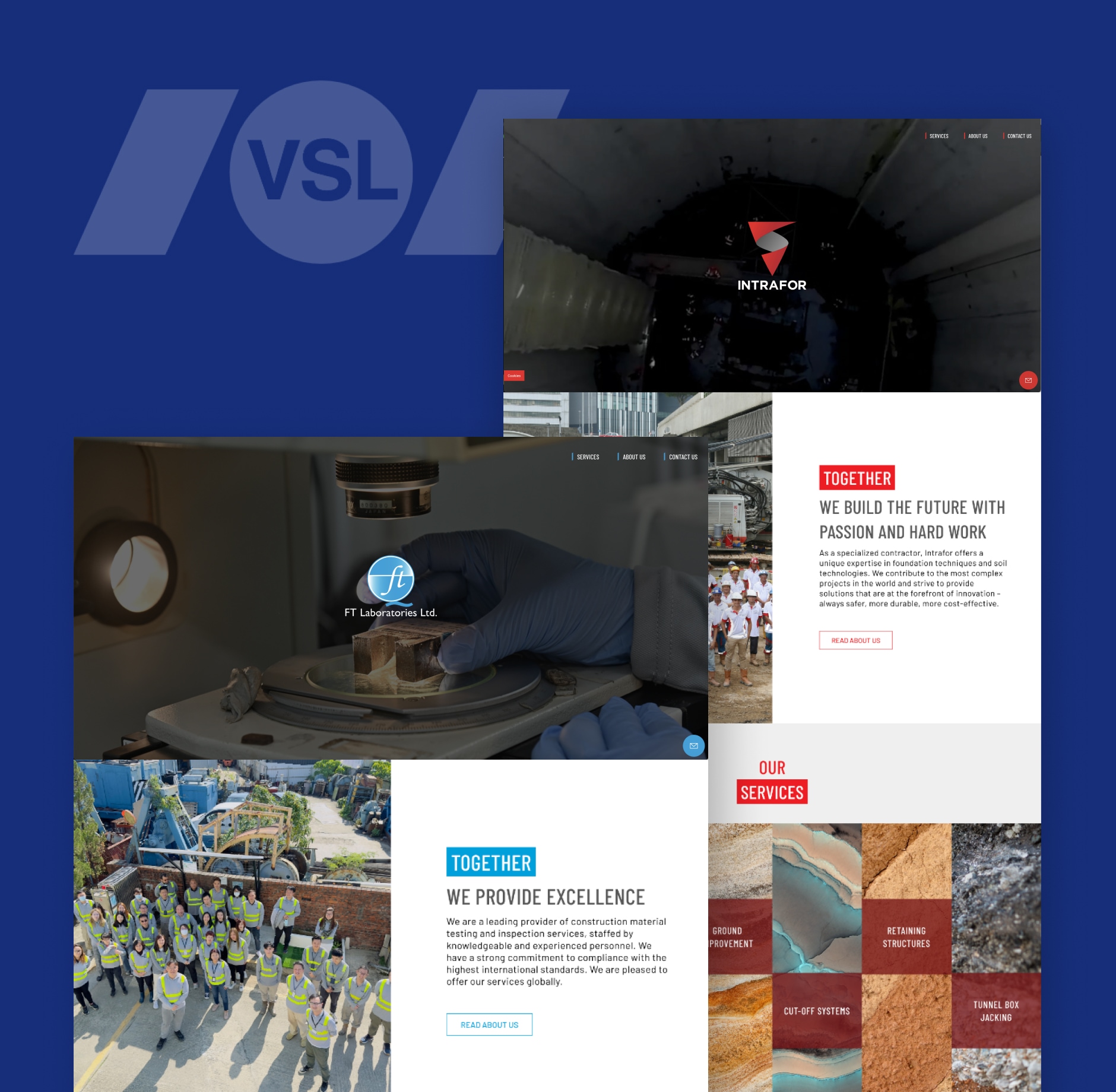 VSL : FT Laboratories et Intrafor par Agence Web Kernix