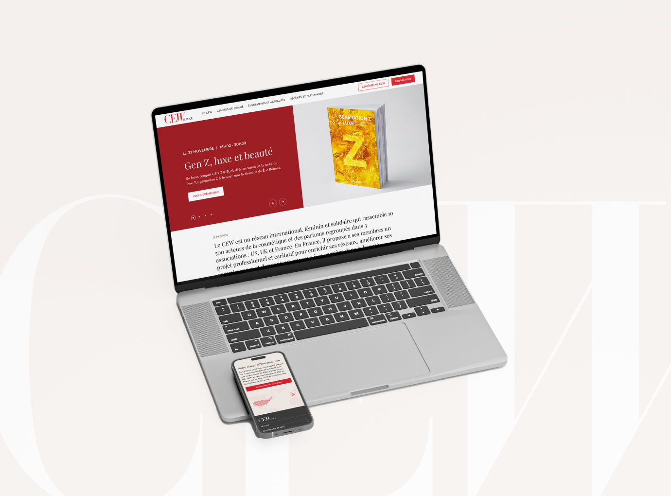 Cosmetic Executive Women par Agence Web Kernix