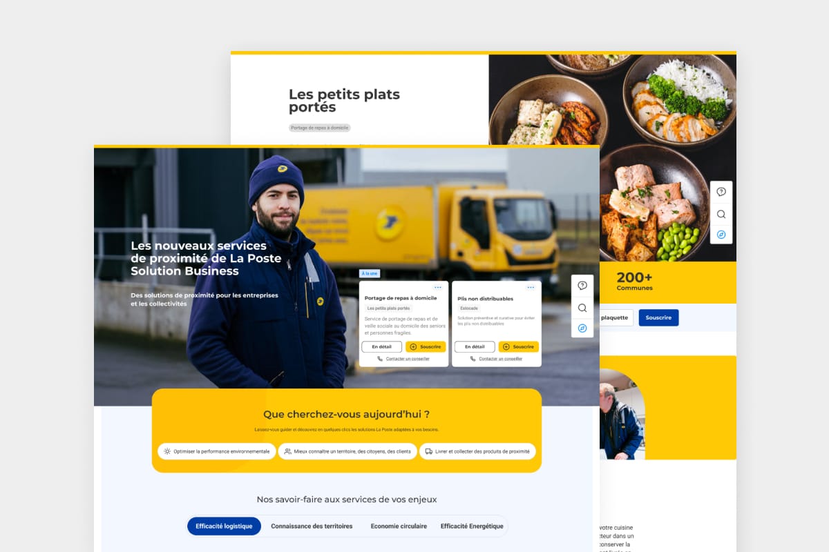 Portail La Poste par Agence Web Kernix