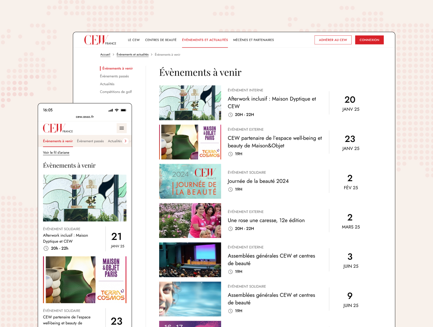 Cosmetic Executive Women par Agence Web Kernix