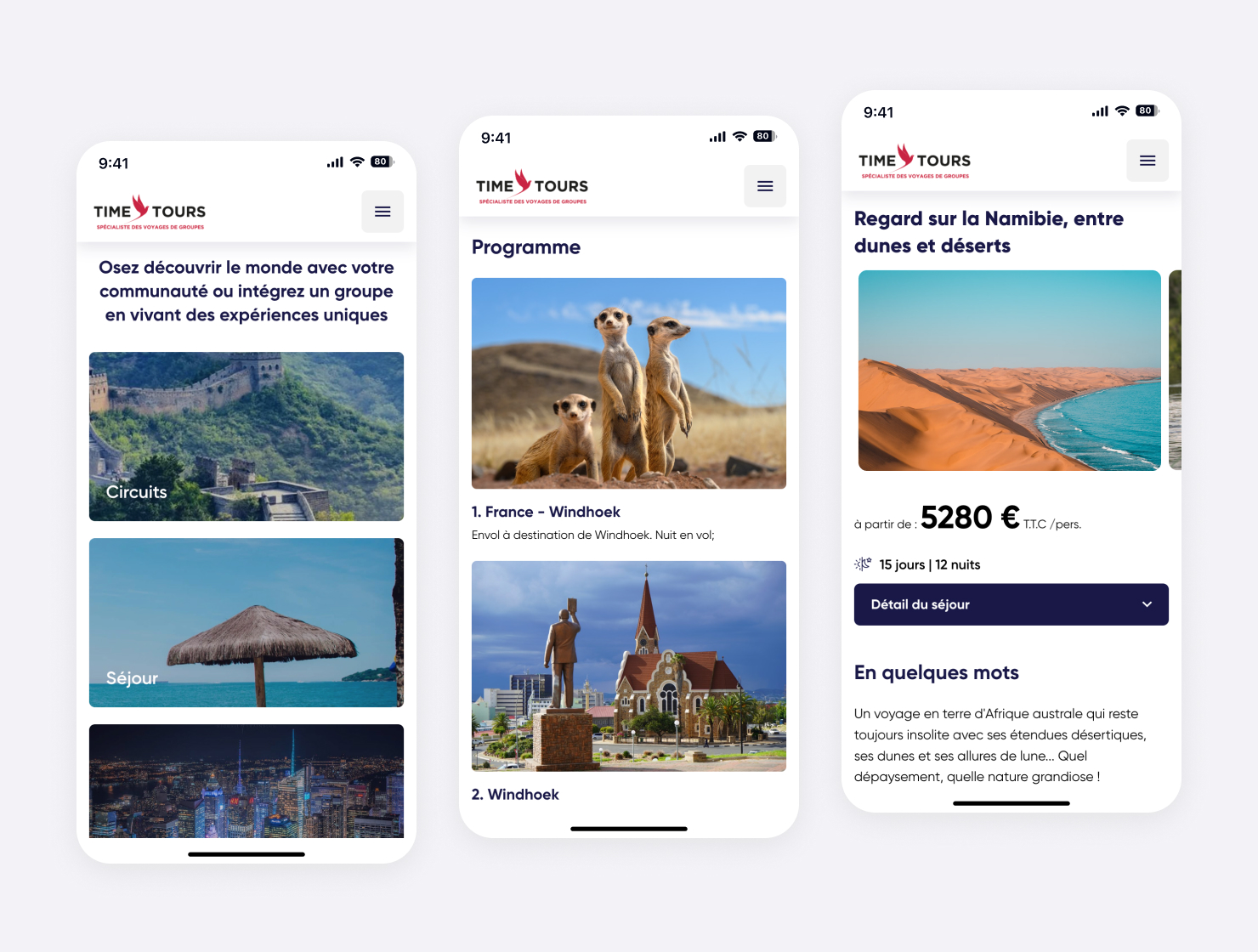 Time Tours par Agence Web Kernix