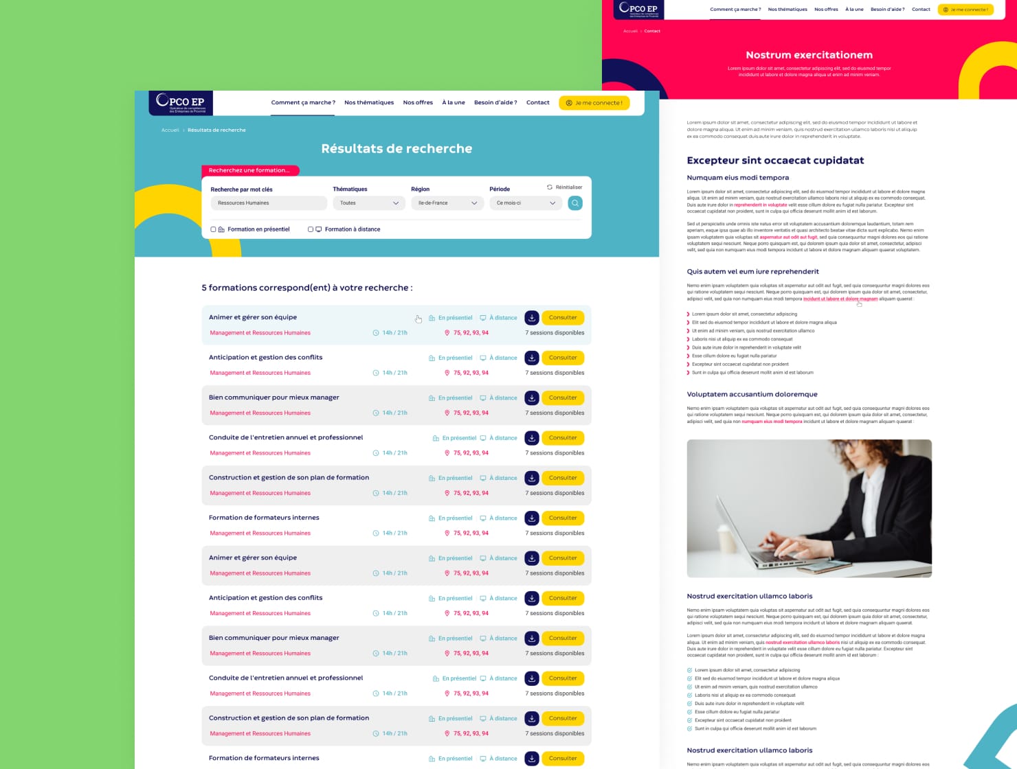 OPCO EP par Agence Web Kernix