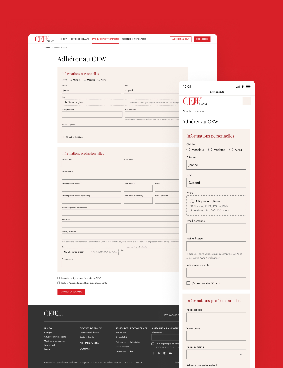 Cosmetic Executive Women par Agence Web Kernix